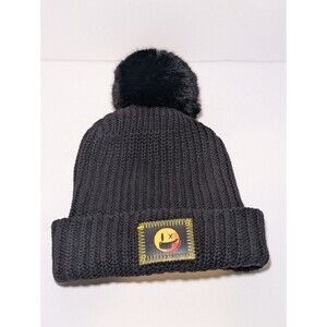 Love Your Melon x Bobby The Butcher Pom Beanie Black, Adult One Size
